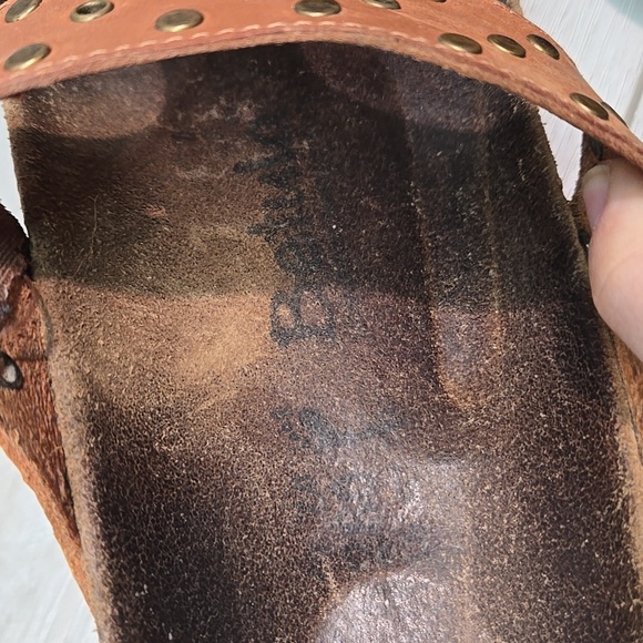 Betula By Birkenstock Women Studded Brown Slide Sandals Shoes Sz 40/9-9.5 Narrow - Picture 12 of 13